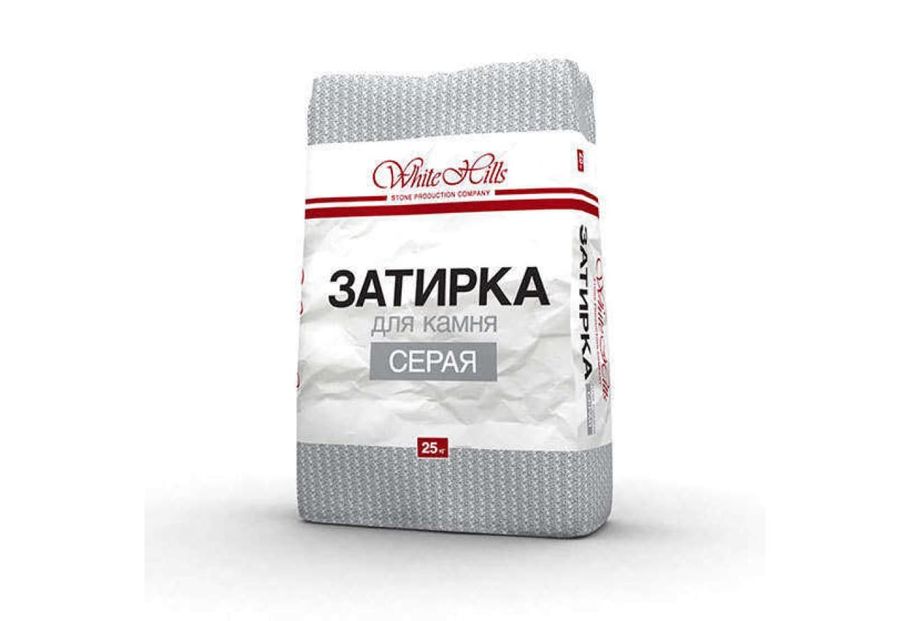 Затирка цементная для тротуарной плитки White Hills серая (25кг)