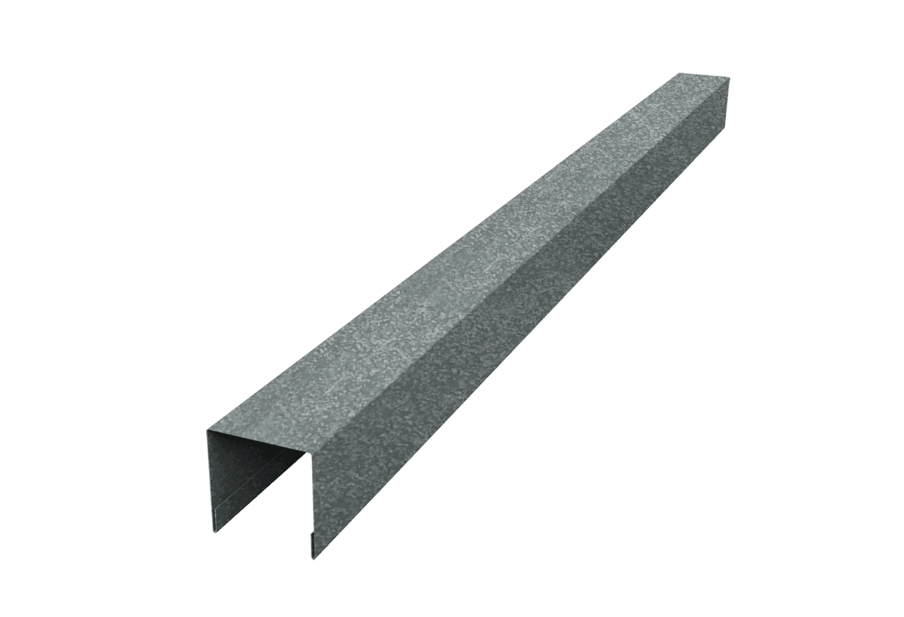 Планка вертикальная лицевая для забора жалюзи Палермо Grand Line 0,55 Zn (3м)