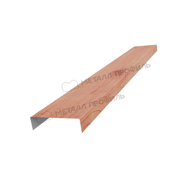 Планка декоративная на столб 60мм 17х62 х 2000 (ECOSTEEL_T-12-Золотой Орех-0.45)