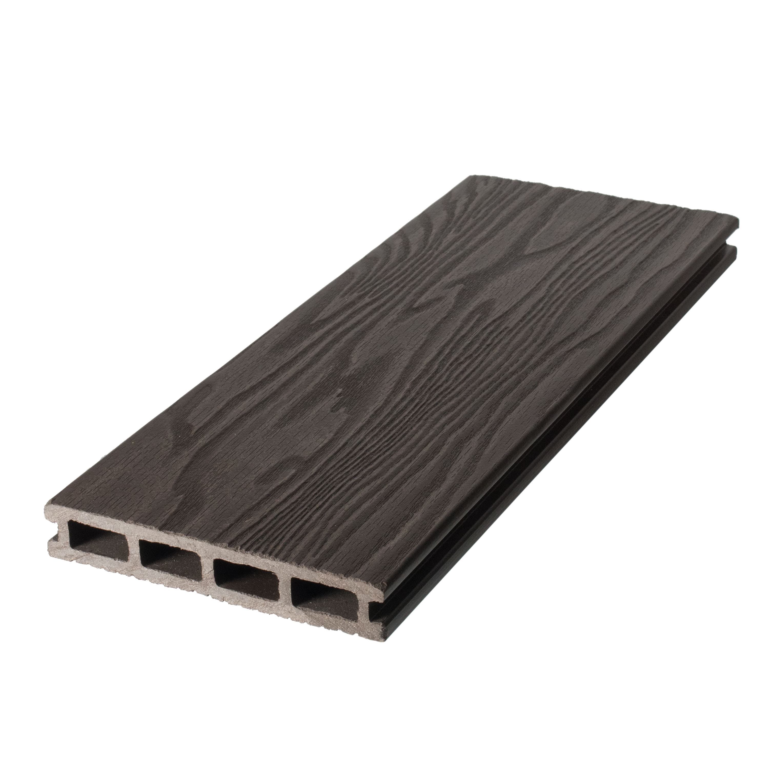 Террасная доска двухсторонняя венге TalverWood 3D 150*25 мм (3/4/6 м) 3D текстура дерева - вельвет, м.пог