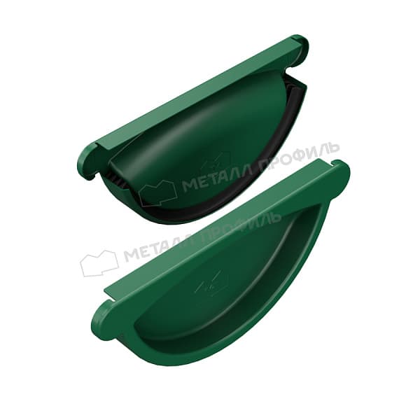 Заглушка желоба МЕТАЛЛ ПРОФИЛЬ Foramina PUR D150 Ral 6005