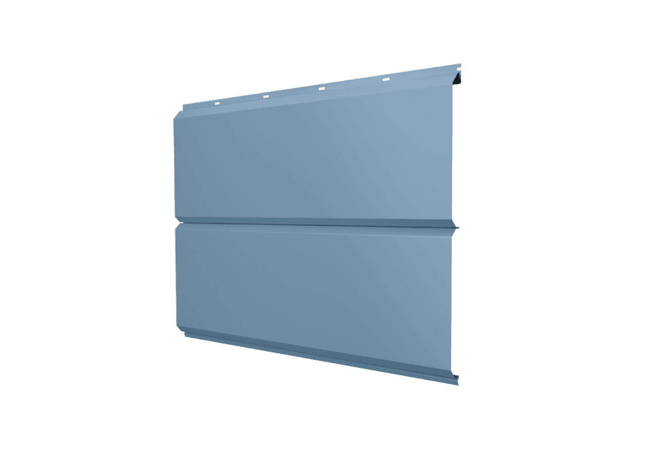 ЭкоБрус новый Grand Line 0,45 Drap ТХ с пленкой RAL 5024 пастельно-синий