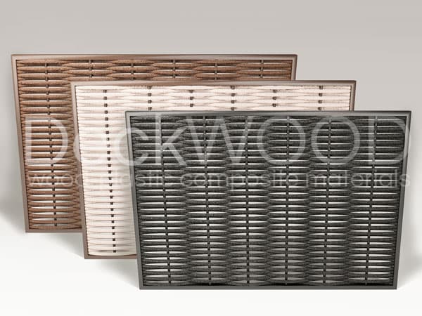 Плетеное ограждение DeckWOOD от 500 мм до 2900 мм белый фото