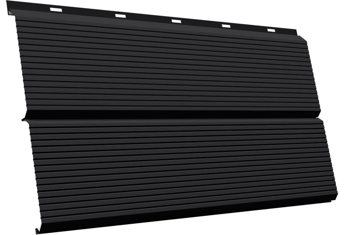 ЭкоБрус Гофр Grand Line 0,45 Drap ТР RAL 9005 черный