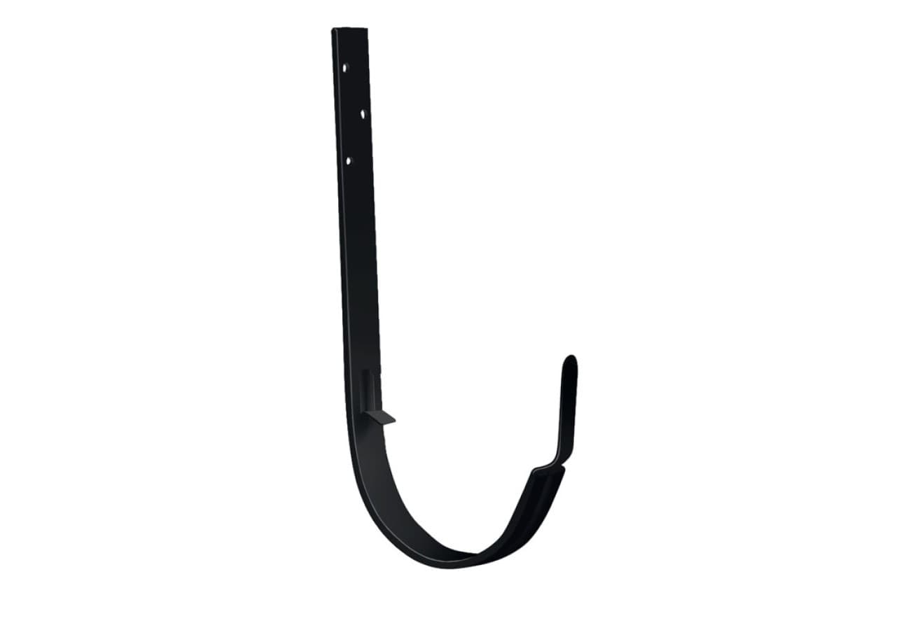 Крюк длинный Grand Line ПЭ матовый 125мм RAL 9005 черный