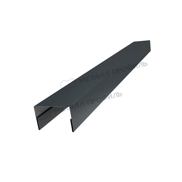 Планка крышки забора 35мм 38х23 х 2000 NormanMP (ПЭ-01-7016-0.5)