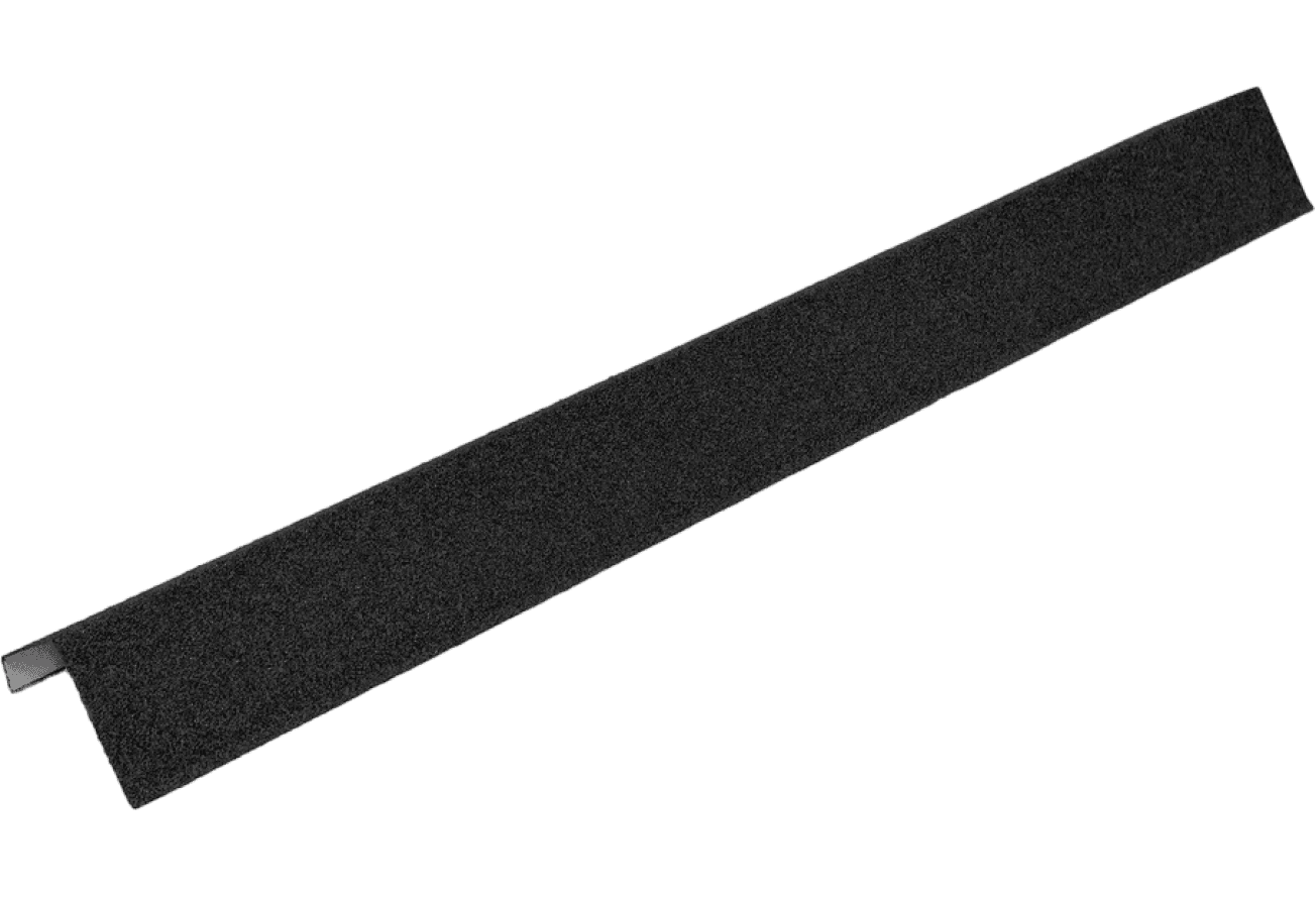 Планка торцевая для композитной черепицы CM Roof черный (1,35м)