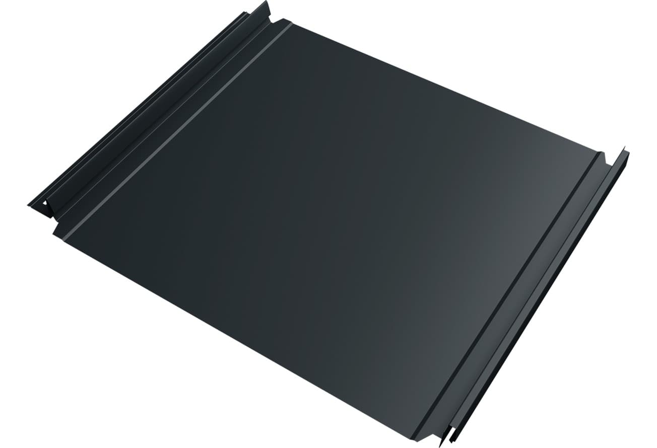 Кликфальц Double Pro Grand Line 0,5 Velur с пленкой на замках RAL 7016 антрацитово-серый
