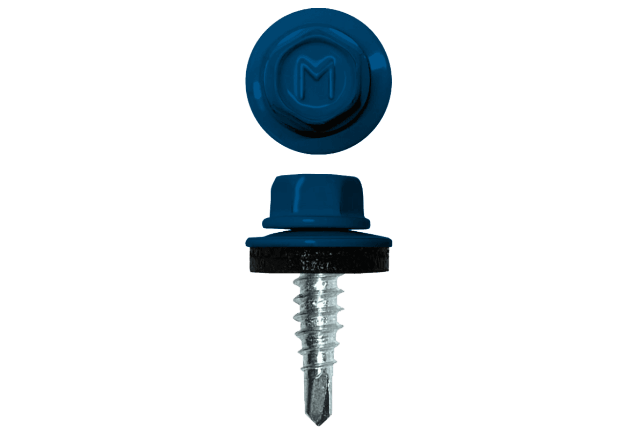 Саморез по металлу Daxmer 4,8х19 RAL 5005 (250) сверло №2