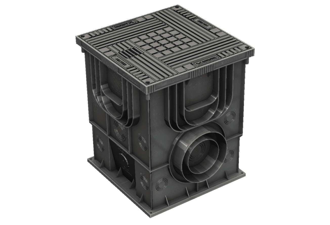 Колодец коммуникационный Master Aquastok 350х350х420 с крышкой (4355)