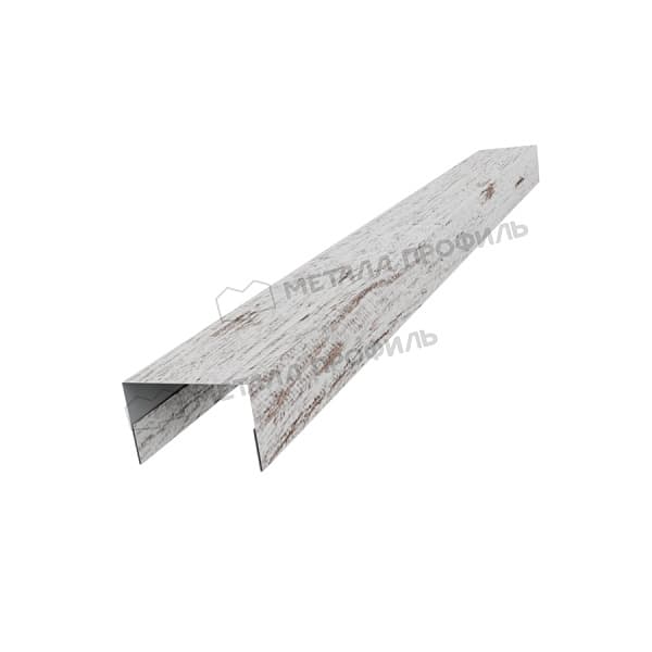 Планка стойки забора 40мм 30х40 х 3000 (ECOSTEEL_MA-01-Беленый Дуб-0.5)