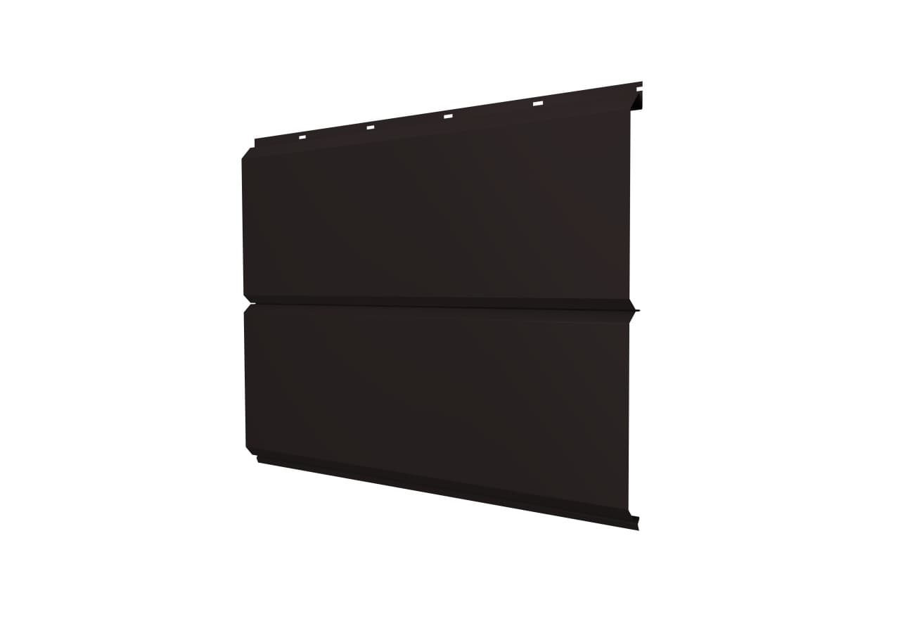 ЭкоБрус новый Grand Line 0,45 Drap с пленкой RAL 9005 черный