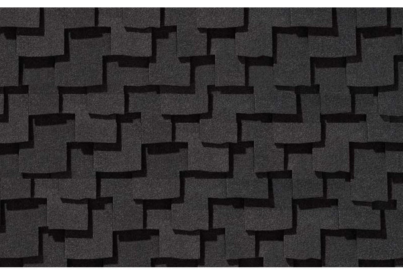 Черепица гибкая CertainTeed Presidential Shake charcoal black
