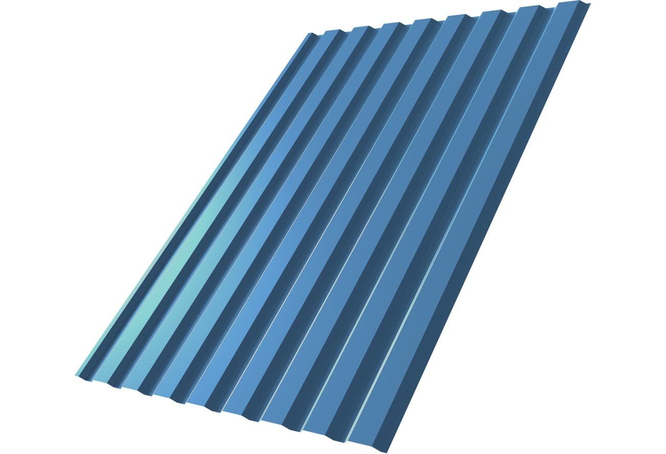 Профнастил С20A Grand Line 0,45 Drap ТХ RAL 5024 пастельно-синий