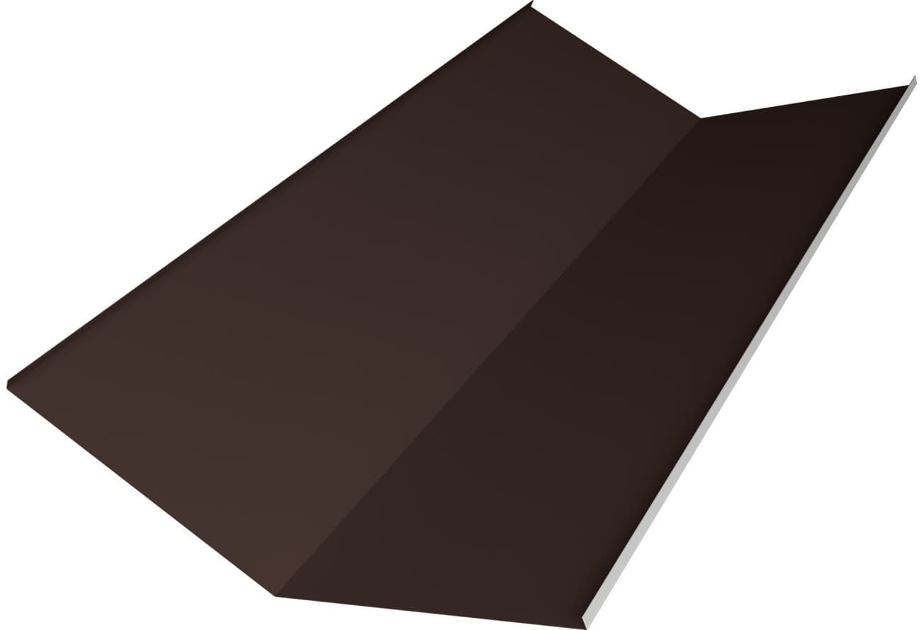 Планка ендовы нижней 300х300 Grand Line 0,45 Drap ТХ RAL 8017 шоколад (2м)