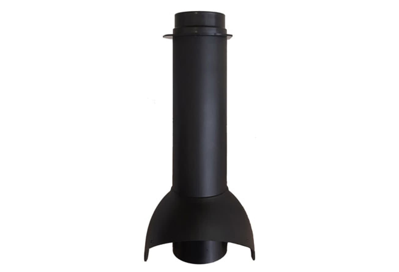 Выход канализации Krovent Pipe-VT 110 неизолированный черный