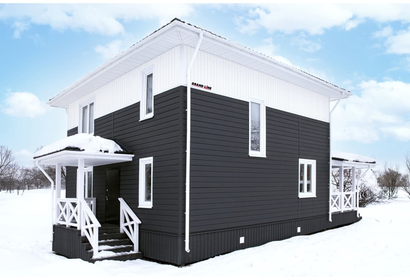 Квадро Брус в01 Grand Line 0,45 Drap ТХ с пленкой RAL 9003 сигнальный белый