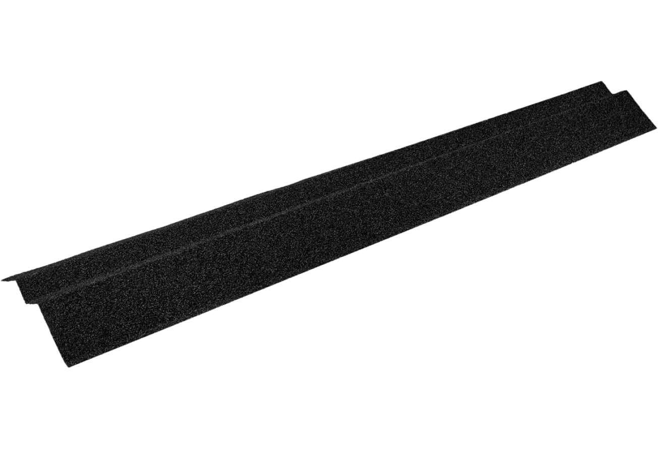 Планка карнизная для композитной черепицы CM Roof черный (1,355м)