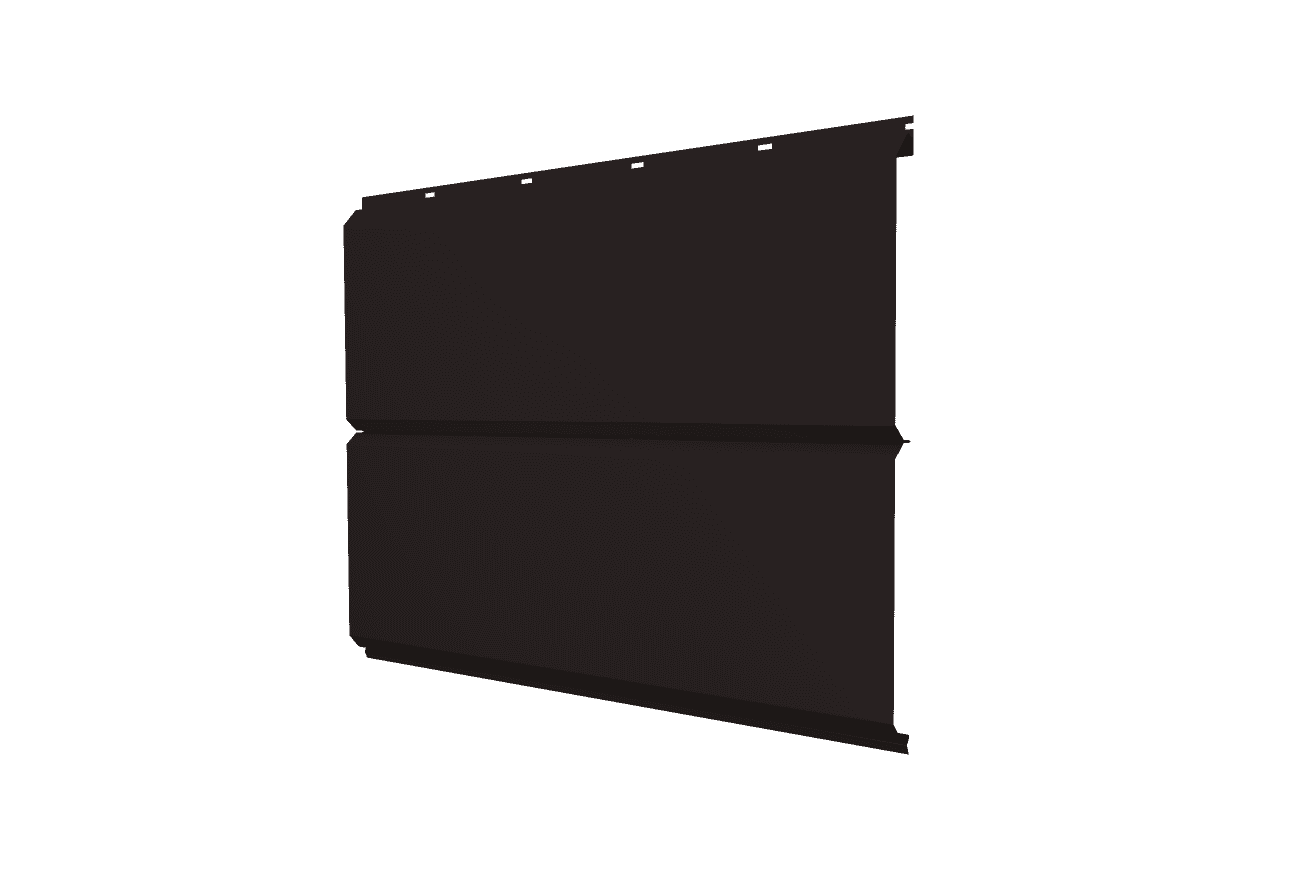ЭкоБрус новый Grand Line 0,45 Drap ТХ с пленкой RAL 9005 черный