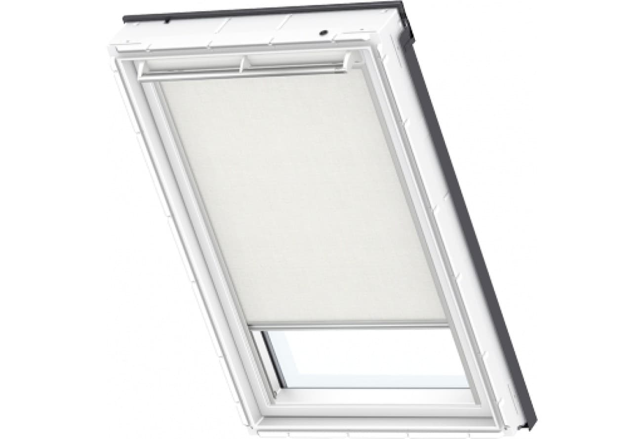 Штора рулонная VELUX RFL-1028 на направляющих 94х118 белый