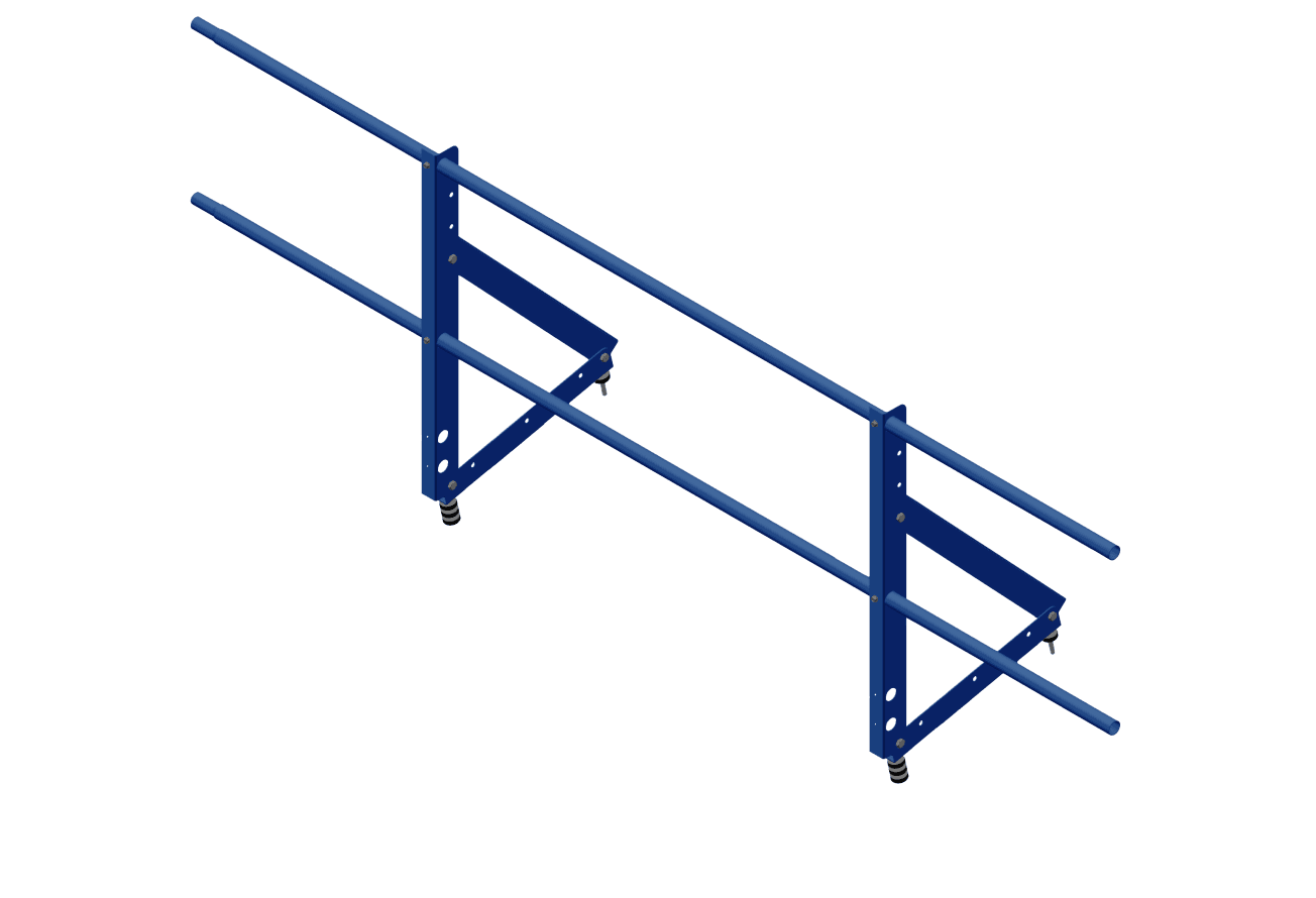 Ограждение кровельное Оптима 0,65х2м RAL 5005