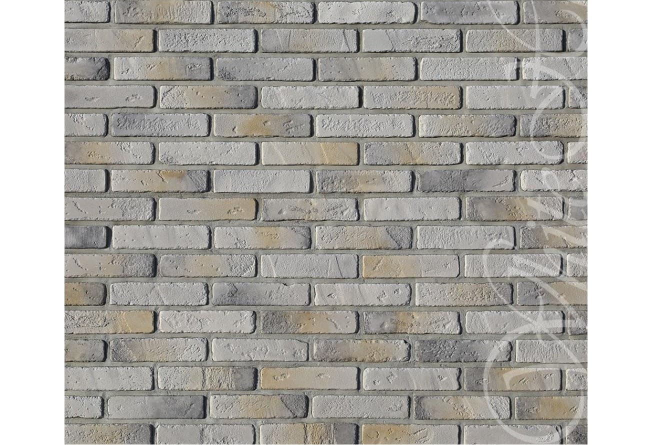 Рядовая плитка White Hills Йорк Брик 335-80 c расшивкой 1см