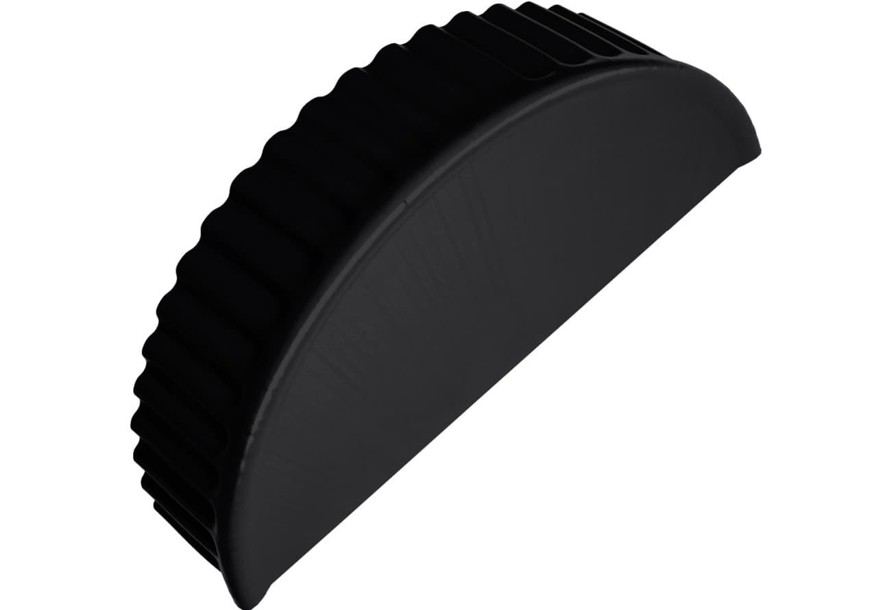 Заглушка торцевая Grand Line 0,45 Drap ТХ RAL 9005 черный