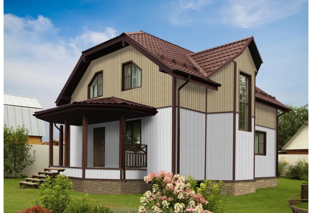 Сайдинг Архитектурный планкен Grand Line Tundra ясень (3,0м)