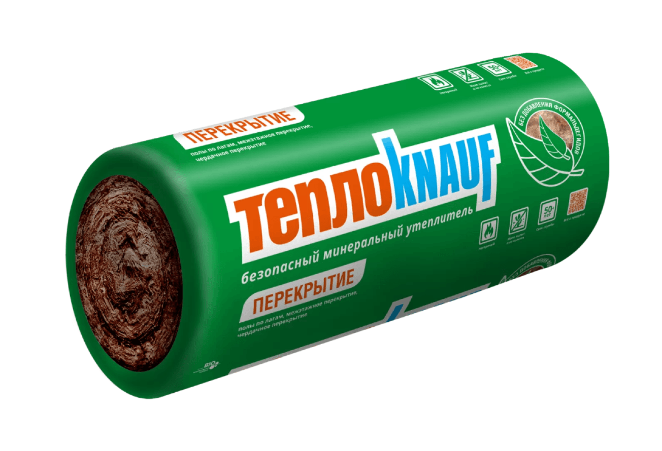 Утеплитель Кnauf для перекрытий TR040 100х1220х7380 (9м2, 0,9м3)