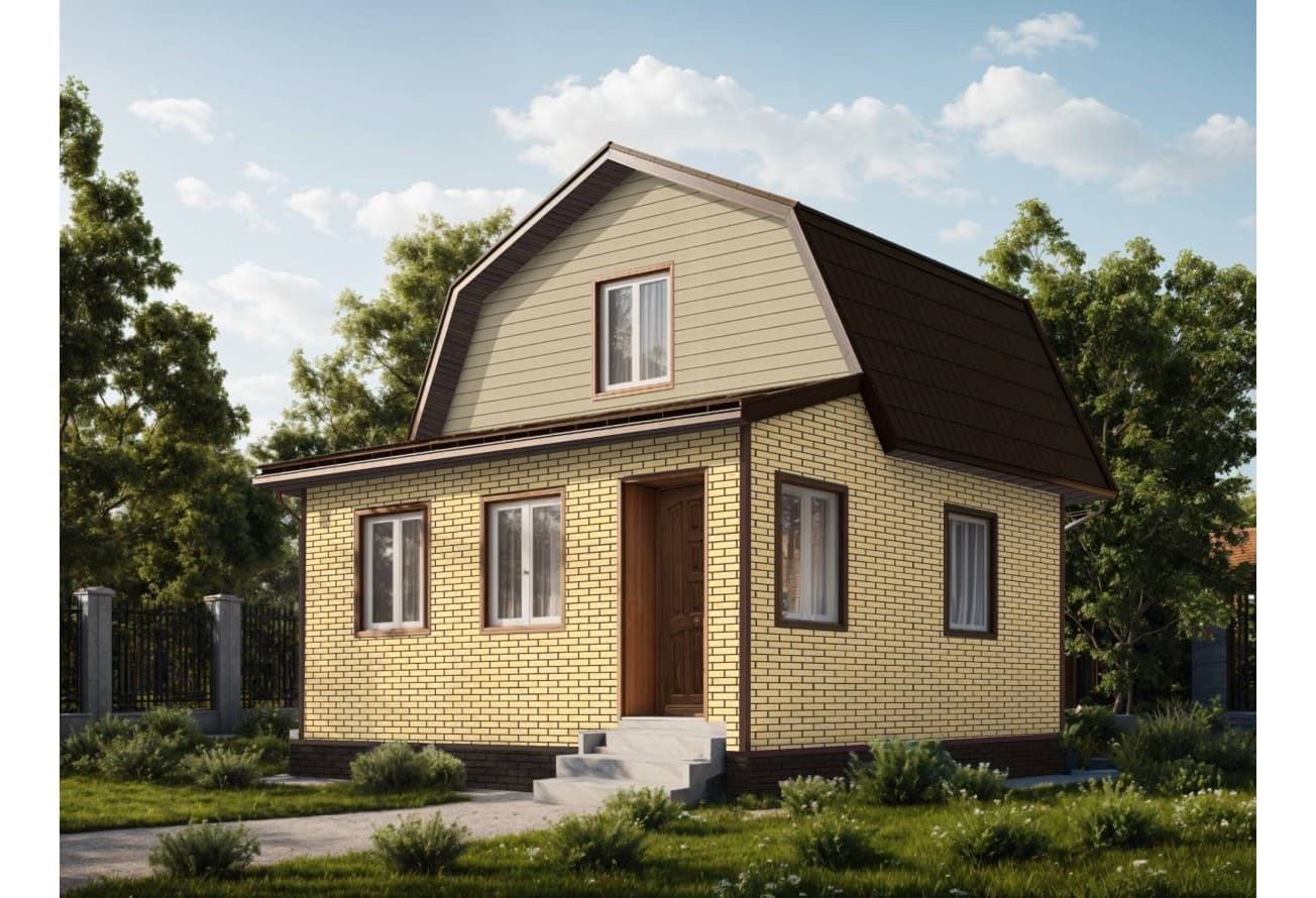 Сайдинг Двойной Брус Grand Line Стандарт бежевый (3,0м)