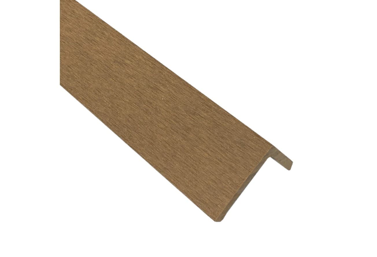 Профиль угловой фасадная облицовка (CM Cladding) 2000х70х70х8мм тик (teak)