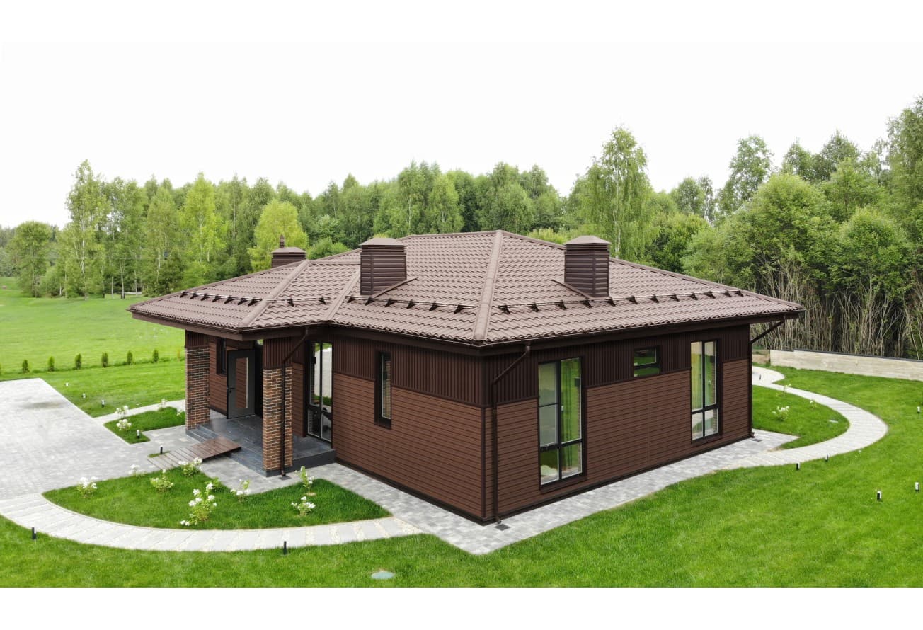 Сайдинг Натурал-брус Grand Line Tundra рябина (3,0м)