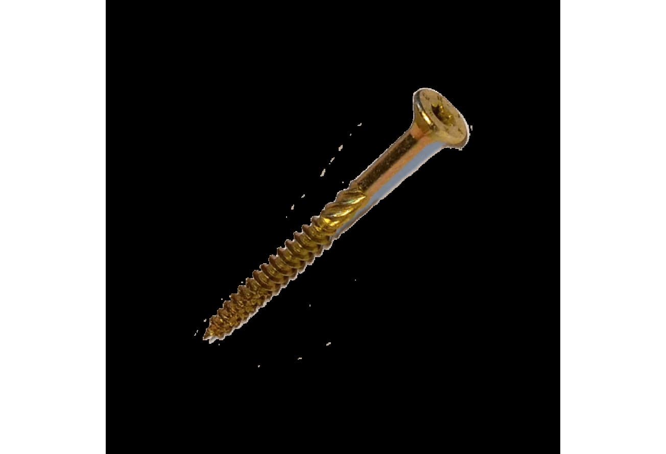 Саморез конструкционный Daxmer 4,0х40 (400шт) Torx желтый цинк