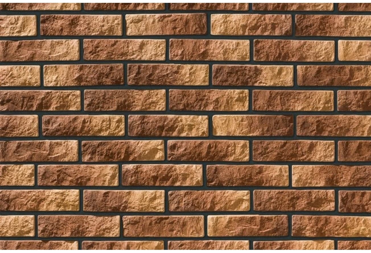 Рядовая плитка Leonardo Stone Неаполь 345 толстый с расшивкой 1,2см