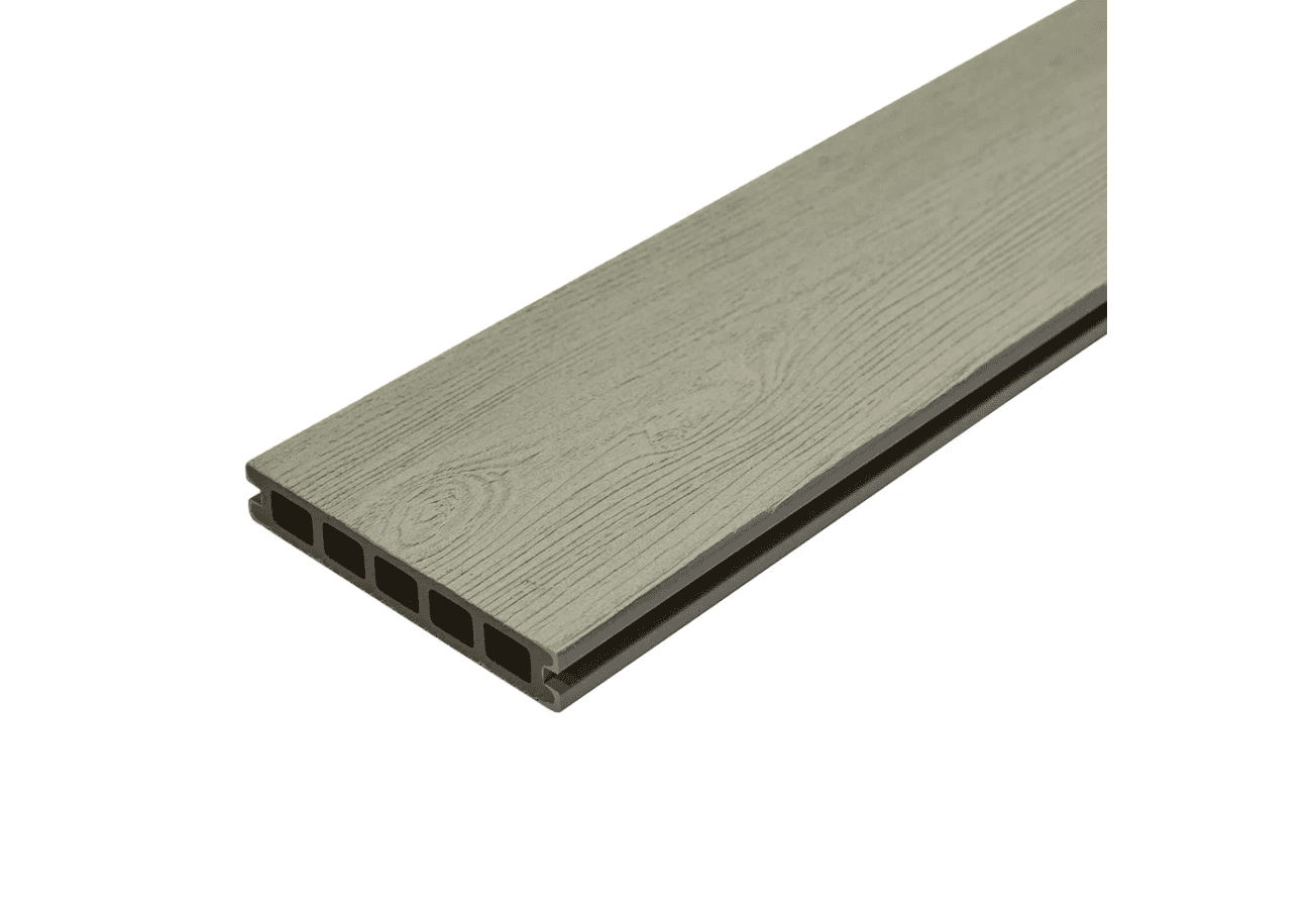 Доска террасная СМ Кантри (CM Decking Country) 3000x148x25мм смок грей (smoke grey)