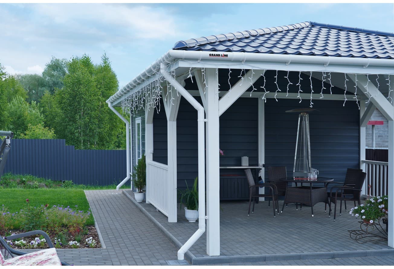 ЭкоБрус Grand Line 0,45 ПЭ с пленкой RAL 7016 антрацитово-серый