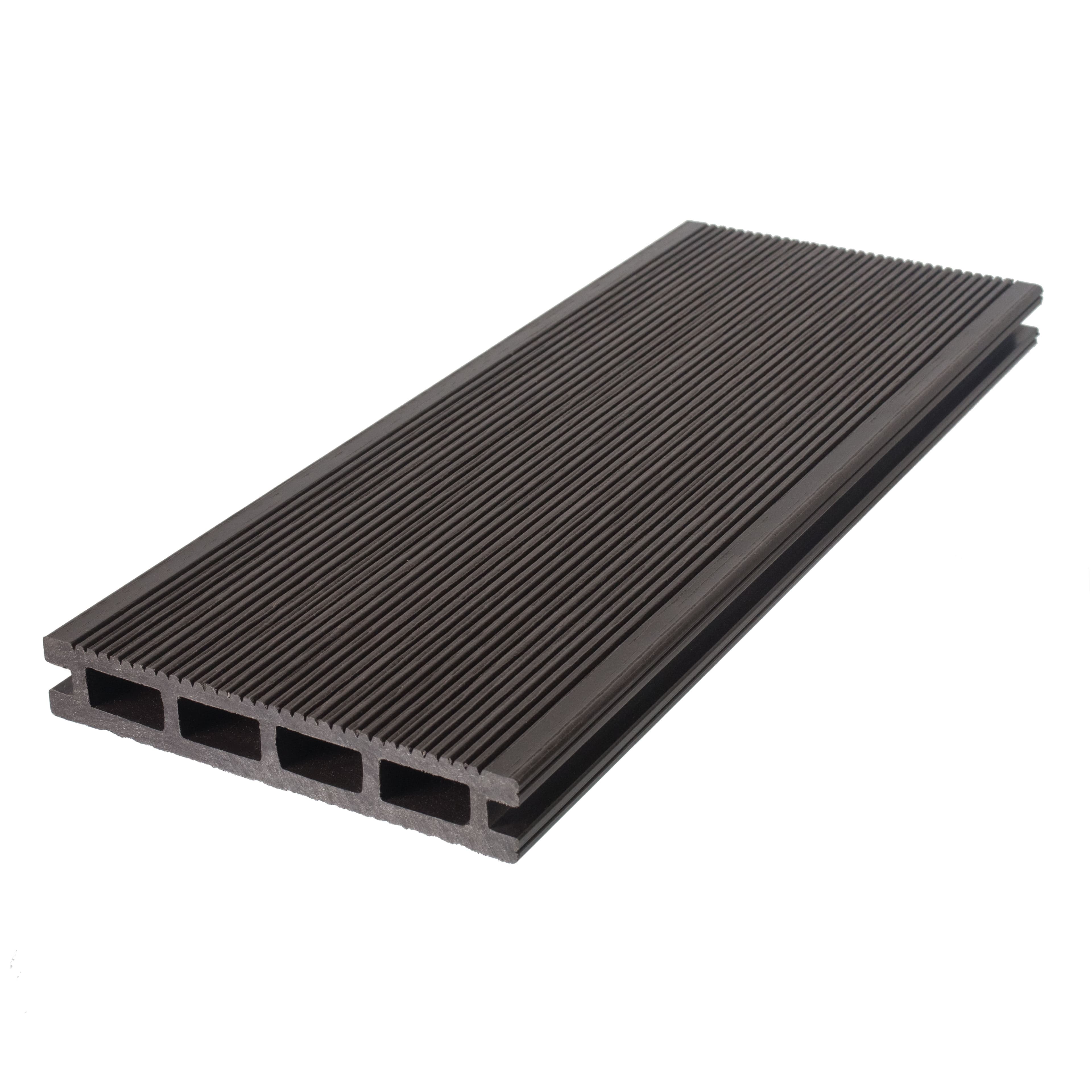 Террасная доска двухсторонняя венге TalverWood 3D 150*25мм  (4м) вельвет, м.пог