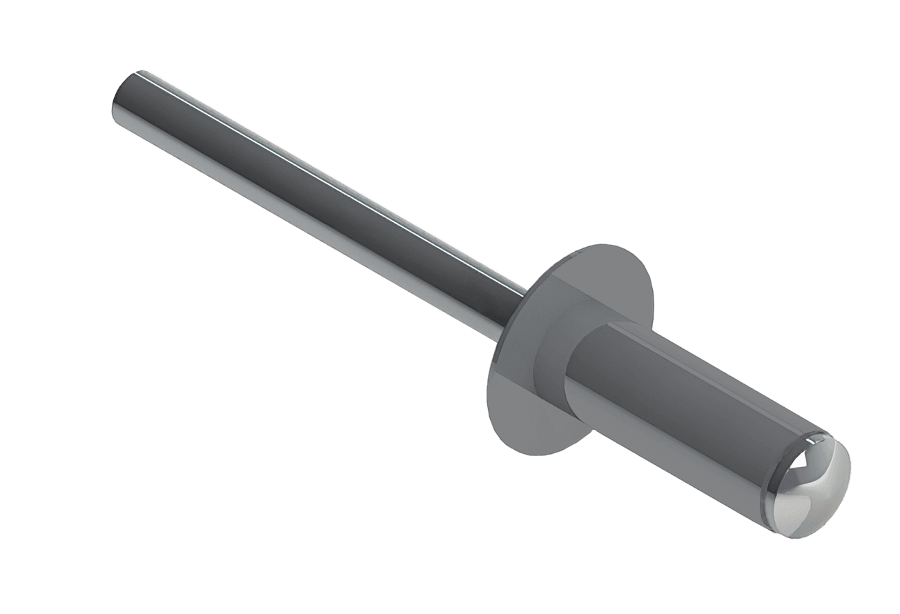 Заклёпка вытяжная Daxmer 3,2х8 RAL 7004 (20х1000шт) ал/ст