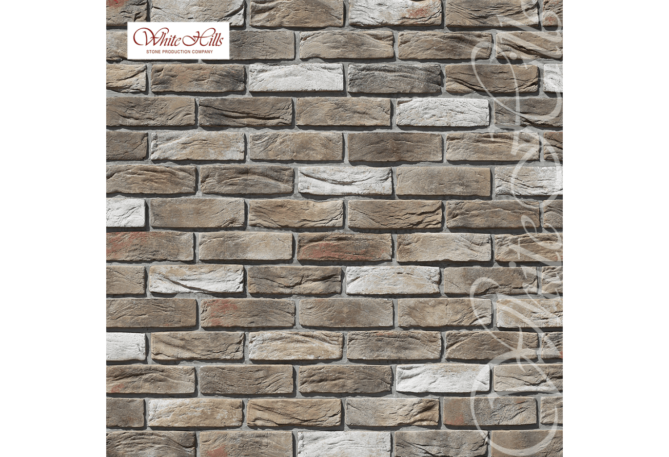 Рядовая плитка White Hills Торн Брик 329-20 с расшивкой 1,2 см