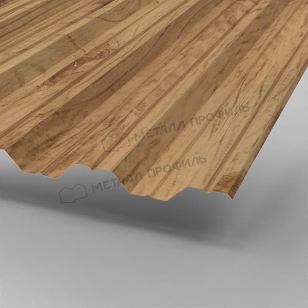 Профлист МЕТАЛЛ ПРОФИЛЬ НС-35x1000-A (ECOSTEEL_MA-01-Сосна-0,5)