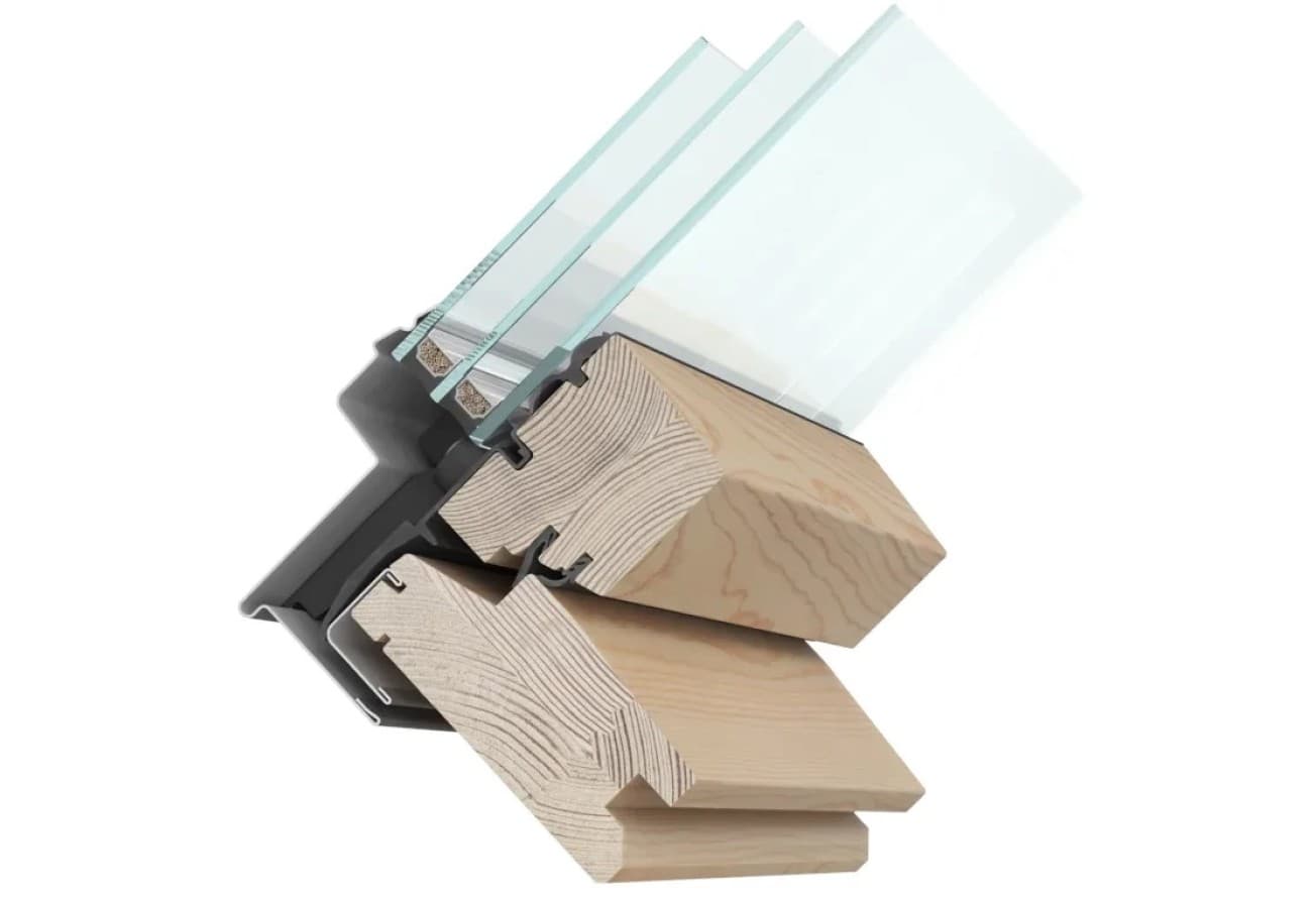 Окно мансардное RoofLITE+ AAY B1500 114х140 (двухкамерное, ручка снизу)