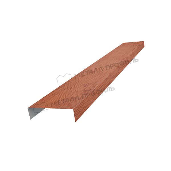 Планка декоративная на столб 60мм 17х62 х 2000 (ECOSTEEL_T-12-Дуб-0.45)