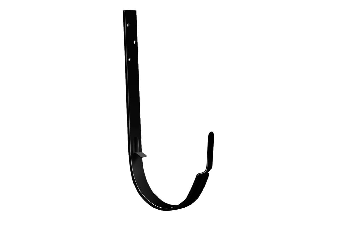 Крюк длинный Grand Line ПЭ 125мм RAL 9005 черный