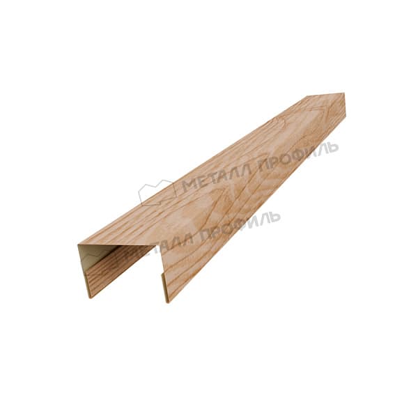 Планка крышки забора 35мм 38х23 х 3000 (ECOSTEEL_T-01-Сосна-0.5)