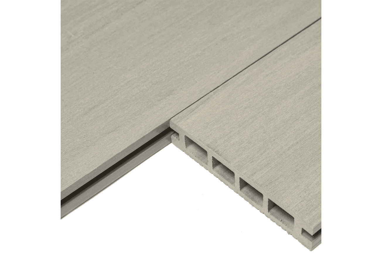 Доска террасная СМ Микс (CM Decking Mix) 3000х135х25мм ясень (ashwood)