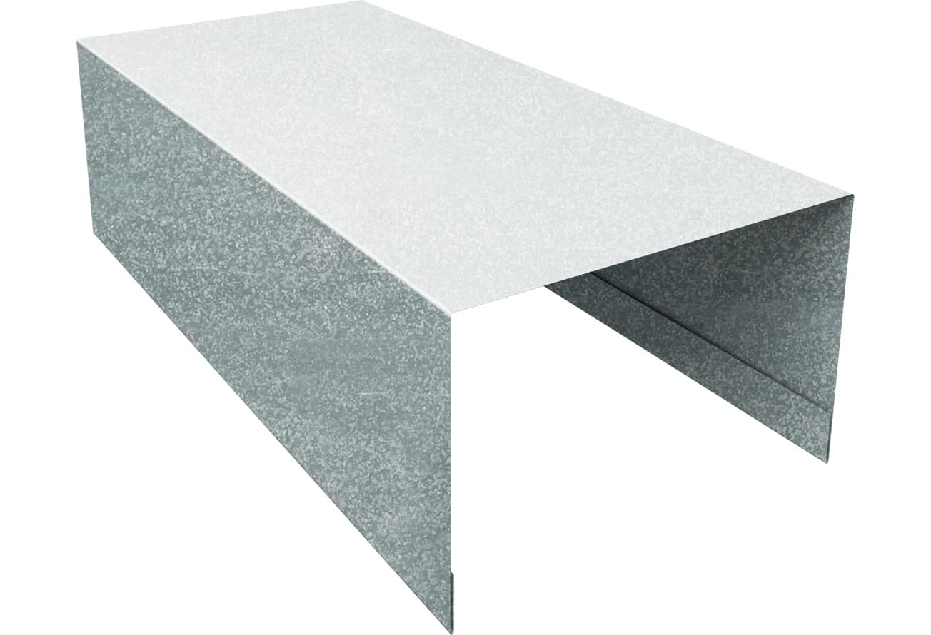Крышка для забора из сайдинга Блок-хаус новый Grand Line 0,45 Zn (3м)