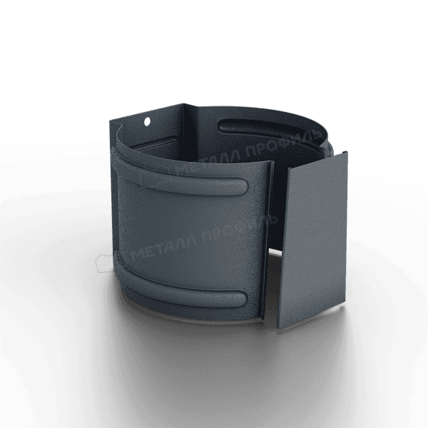 Держатель трубы (на кирпич) МЕТАЛЛ ПРОФИЛЬ Foramina Freeze D100 Серый Сланец