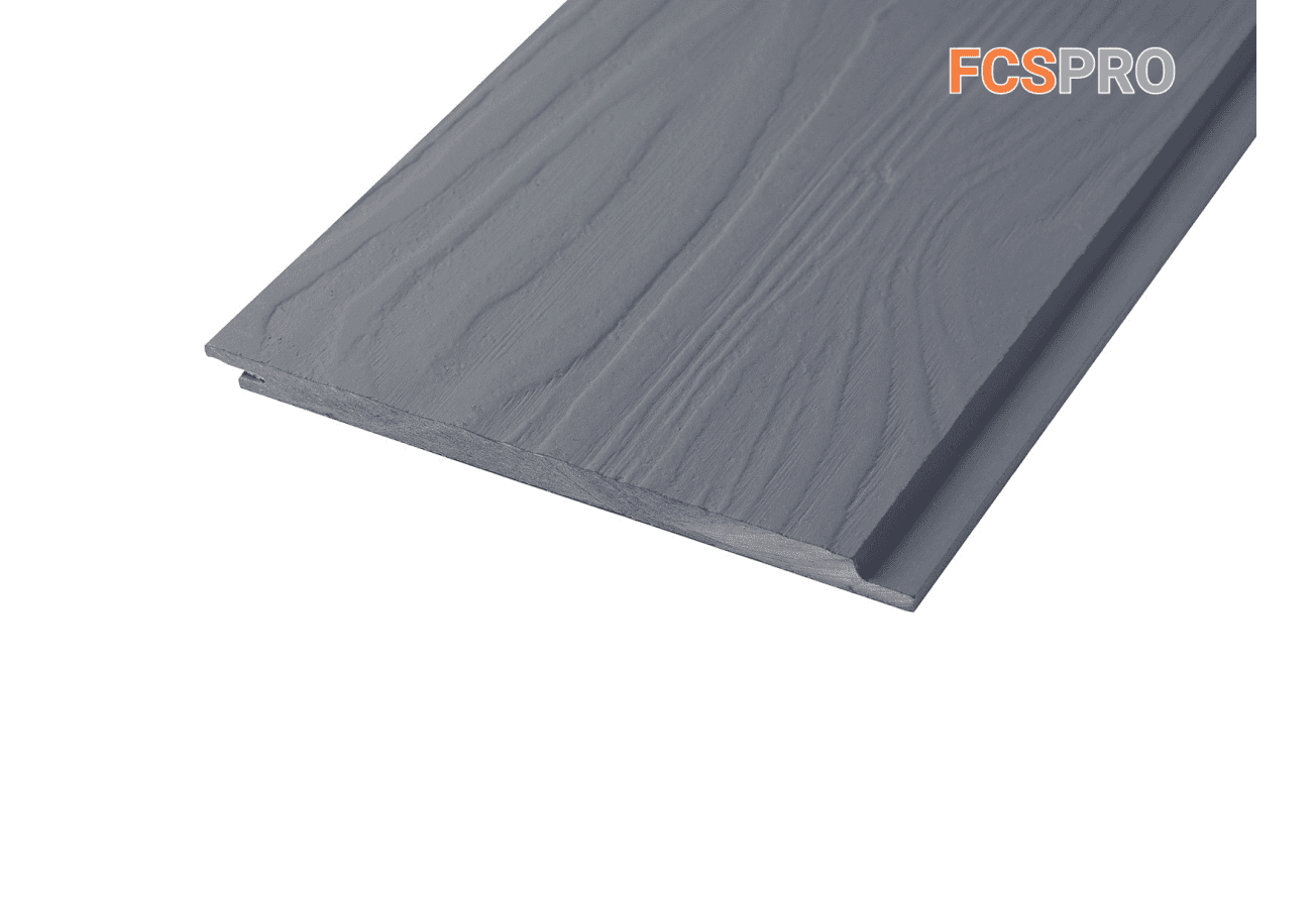 Фиброцементный сайдинг 190х10мм FCSPRO Wood Click F15 северный океан (3м)