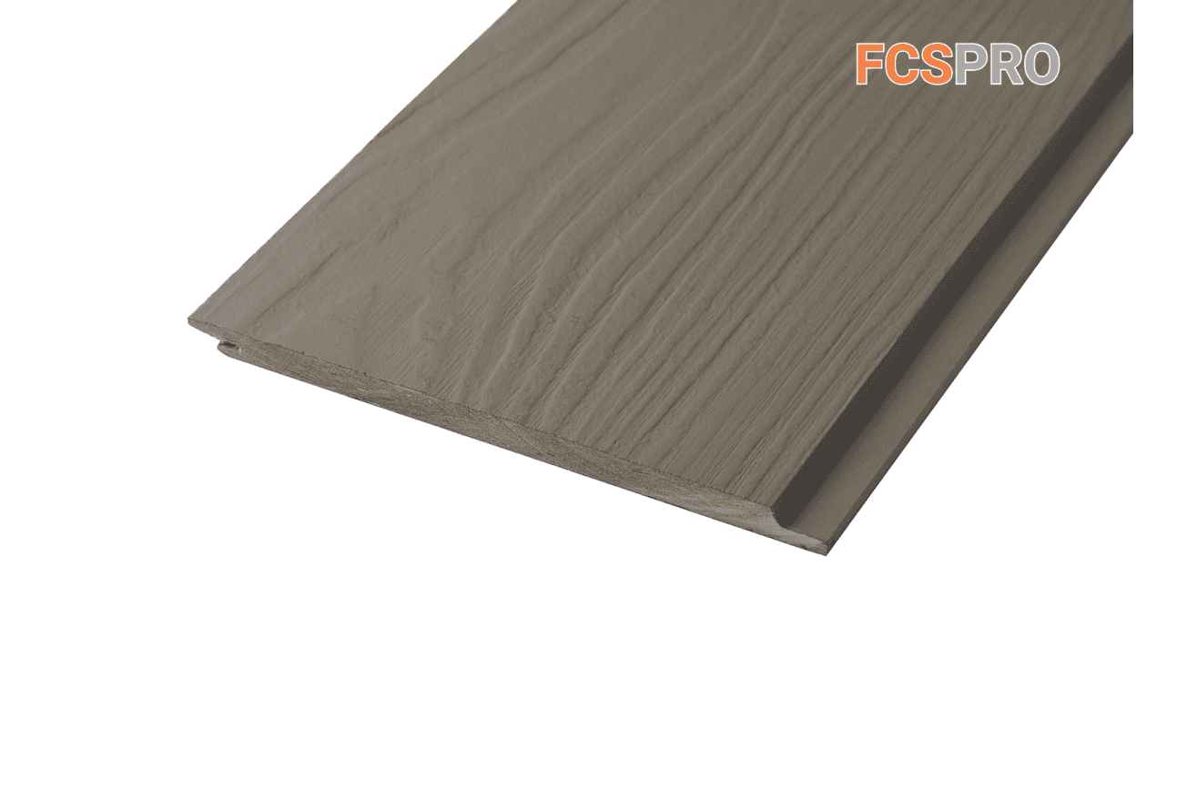 Фиброцементный сайдинг 190х10мм FCSPRO Wood Click F53 сиенна минерал (3м)