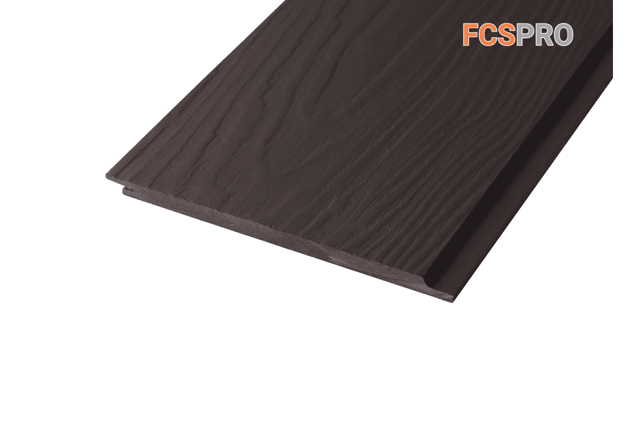 Фиброцементный сайдинг 190х10мм FCSPRO Wood Click F04 ночной лес (3м)